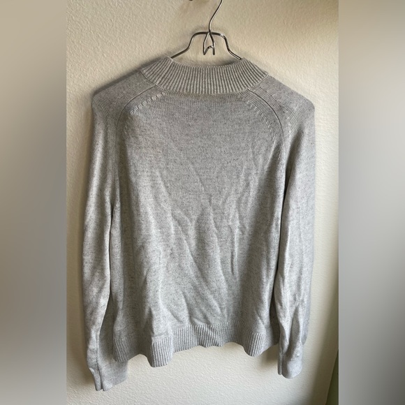 Everlane Cotton Mockneck Crop Sweater - Picture 2 of 4